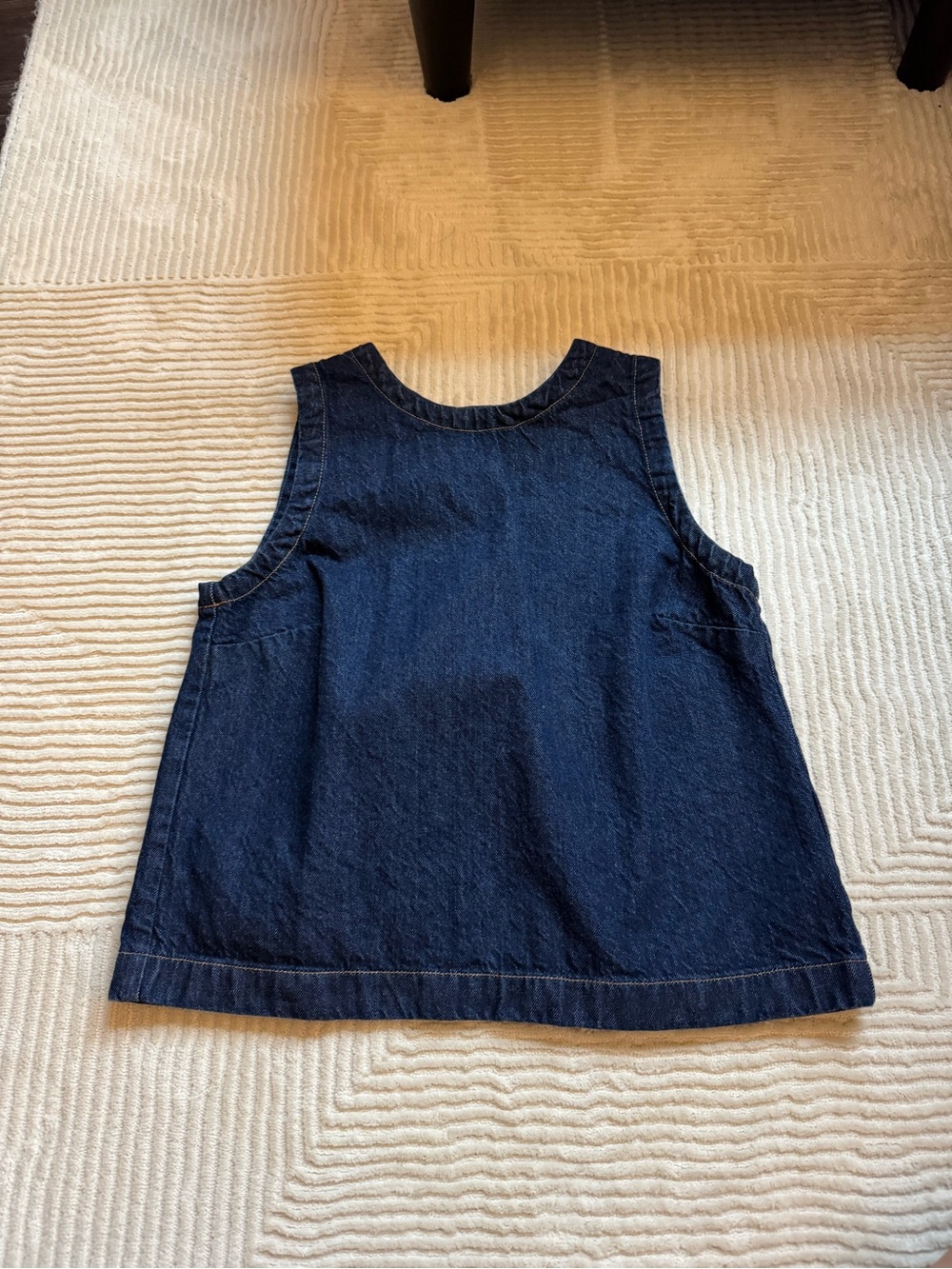 Abercrombie denim tank